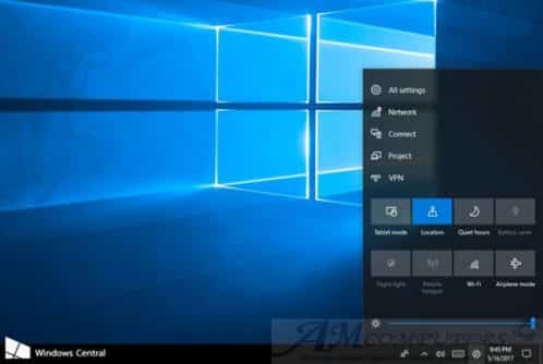 Microsoft mostra il nuovo Control Center su Windows 10