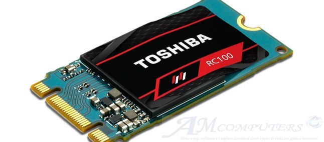 Toshiba RC100 SSD NVMe entry level form factor M2