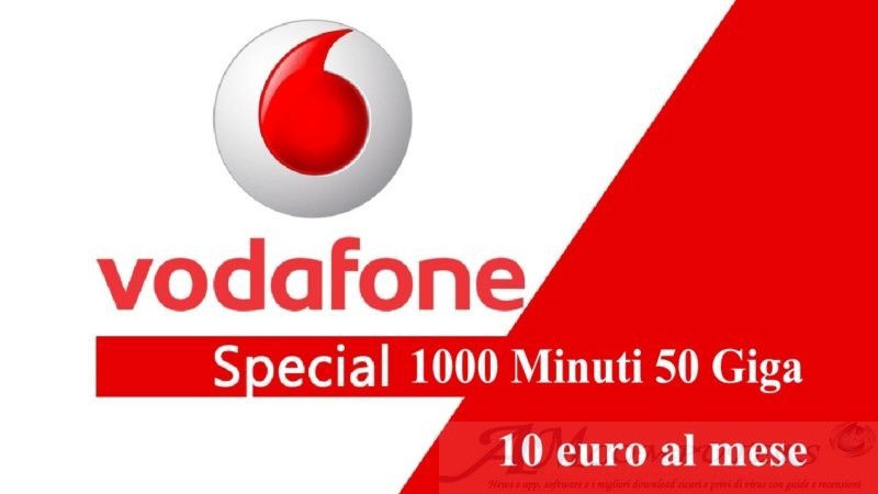Come attivare Vodafone Special Minuti 50 Giga a 10 euro