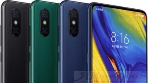 Xiaomi Mi Mix 3 smartphone con fotocamera nascosta