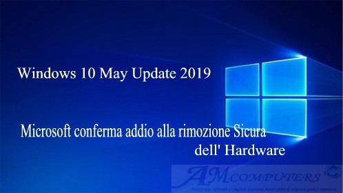 Microsoft conferma addio alla rimozione Sicura