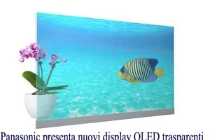 Panasonic presenta nuovi display OLED trasparenti 