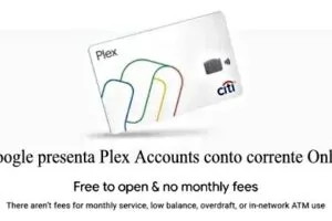 Google presenta Plex Accounts conto corrente Online
