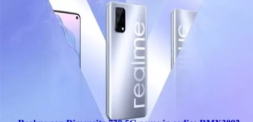 Realme con Dimensity 720 5G nome in codice RMX3092