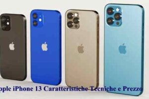 Apple iPhone 13 Caratteristiche Tecniche e Prezzo