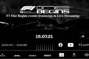 F1 One Begins evento trasmesso in Live Streaming