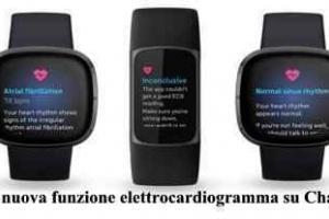 Fitbit nuova funzione elettrocardiogramma su Charge 5