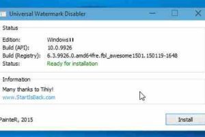 Come rimuovere il Watermark su Windows 11