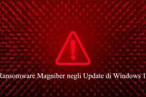 Ransomware Magniber negli Update di Windows 10