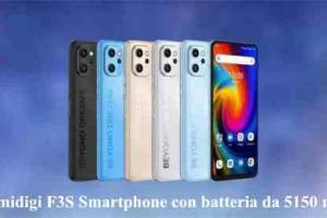 Umidigi F3S Smartphone con batteria da 5150 mAh