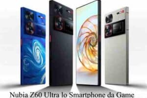 Nubia Z60 Ultra lo Smartphone da Game