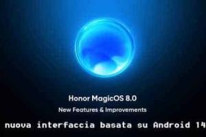 Honor MagicOS 8.0 nuova interfaccia basata su Android