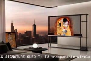 LG SIGNATURE OLED T: televisore trasparente wireless