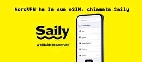 NordVPN ha la sua eSIM: chiamata Saily