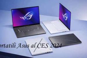 Portatili Asus Vivobook Zenbook TUF al CES 2024